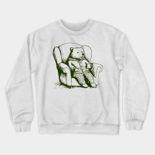 Relaxing Bear Crewneck Sweatshirt